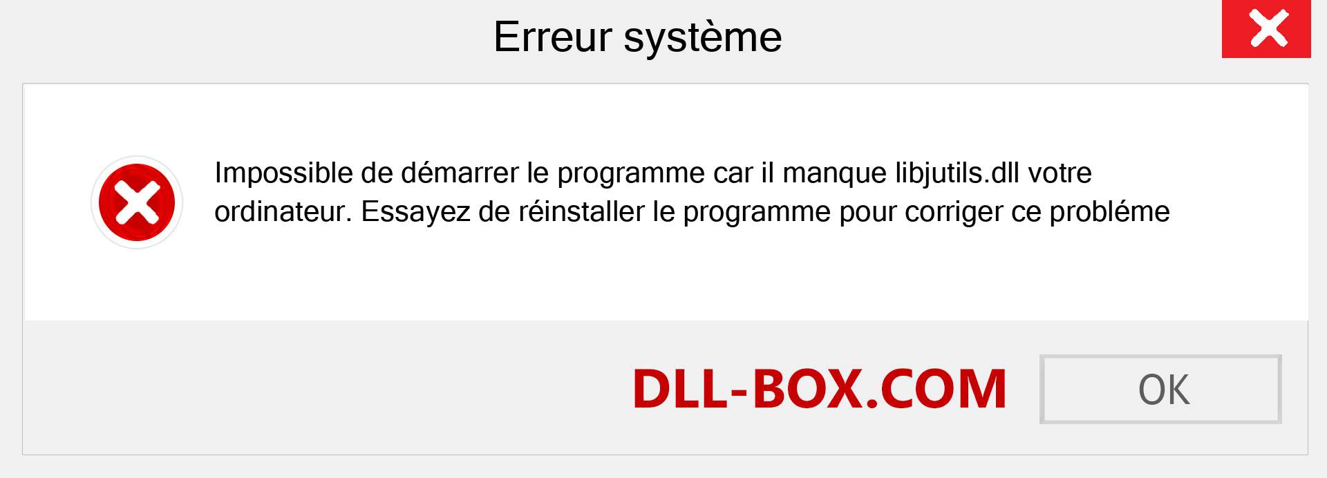 Le fichier libjutils.dll est manquant ?. Télécharger pour Windows 7, 8, 10 - Correction de l'erreur manquante libjutils dll sur Windows, photos, images